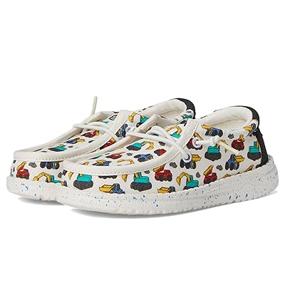Hey Dude Kids Wally Trucks (Toddler) Boys Shoes Ivory/Multi