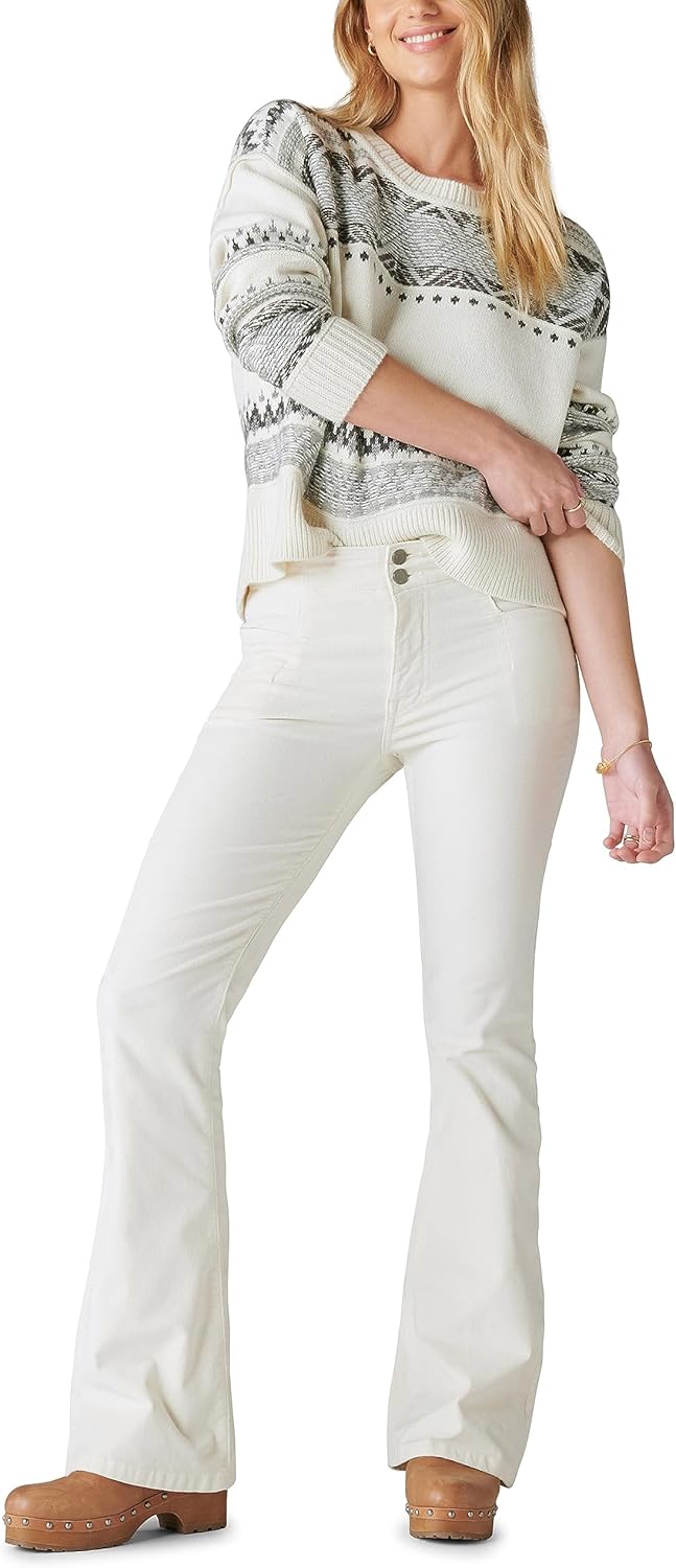 Lucky Brand Womens High Rise Stevie Flare JeanJeans - Image 3