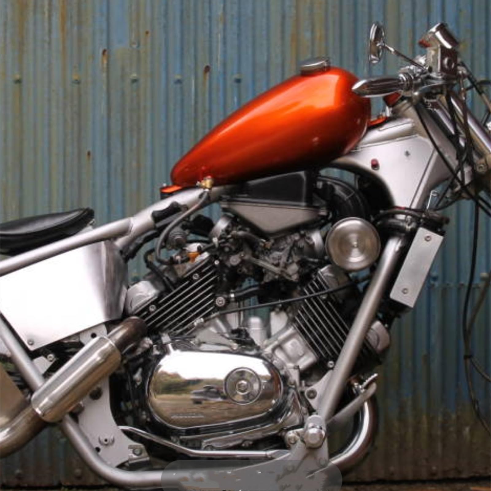 Amazon.com: Motorcycle Petrol Gas Tank With Cap Trim For HONDA V