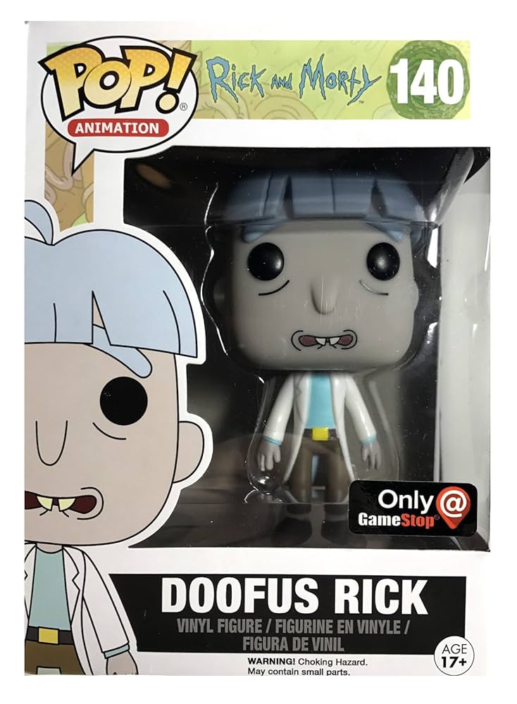 Funko Pop! Animation Rick and Morty Doofus Rick #140