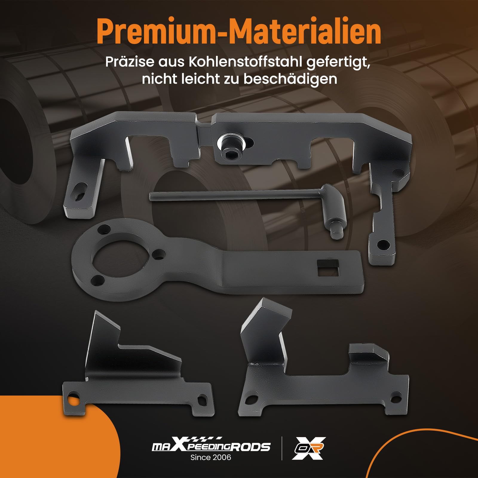 maXpeedingrods Motor Einstellwerkzeug Satz für PSA, Zahnriemen Werkzeug für Citroën, für Peugeot, für Opel, für Vauxhall, für Toyota 1.0 1.2VTi, EBO, EB2 Ottomotoren OEM 0109-2A, 0109-2B
