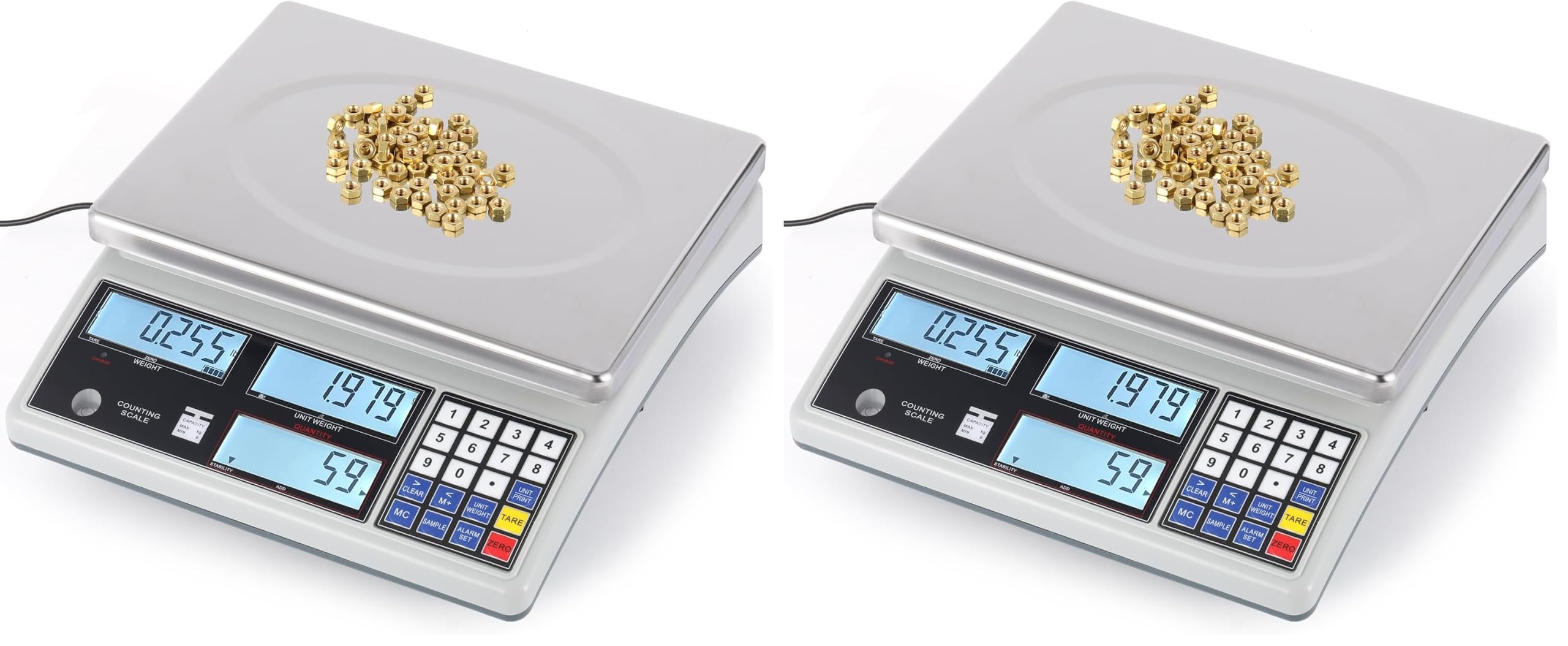 Bonvoisin Digital Counting Scale - kg/g/lb -8