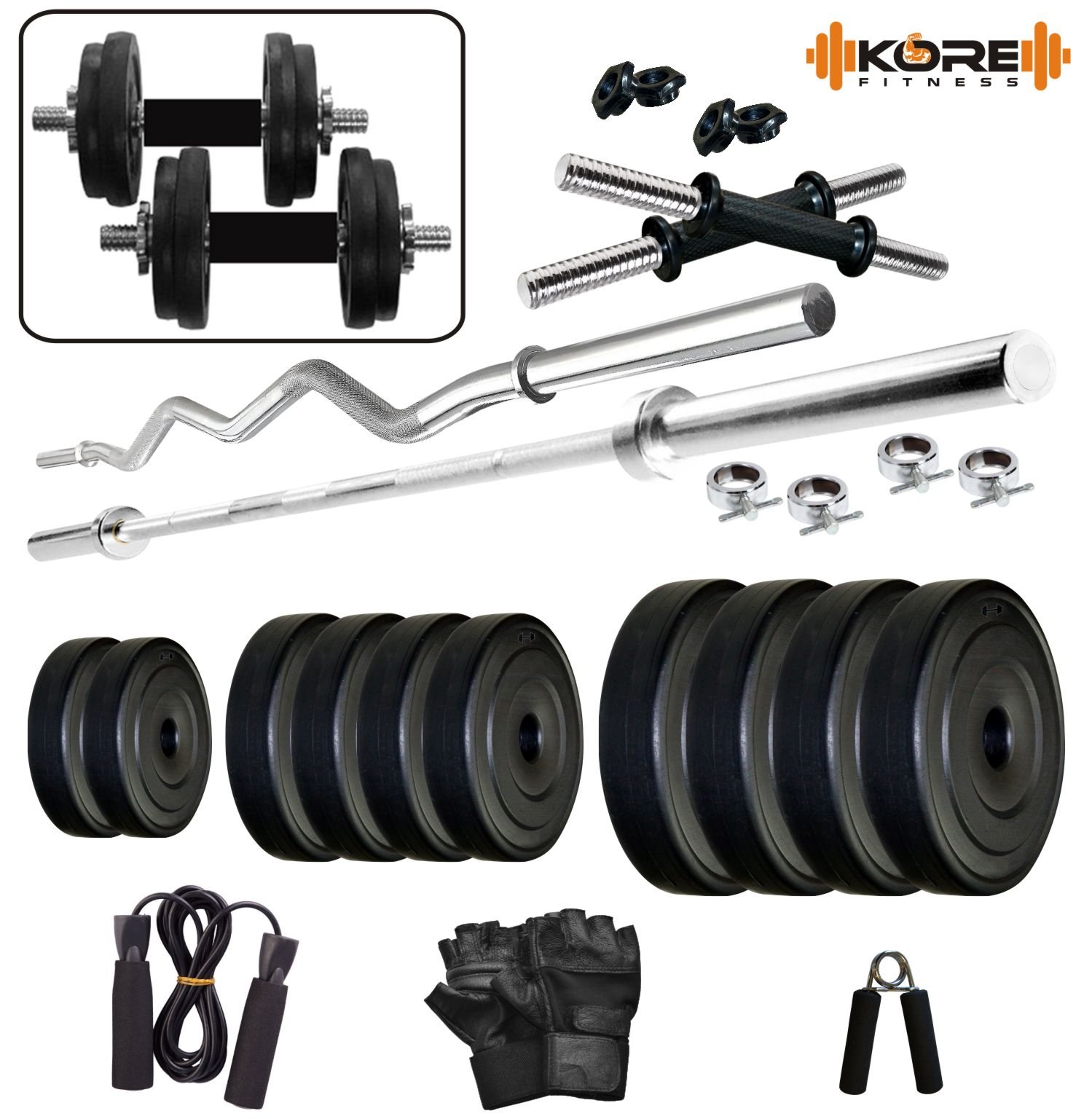 Kore K-8kg Combo 2-WB Home Gym and Fitness Kit-image-42