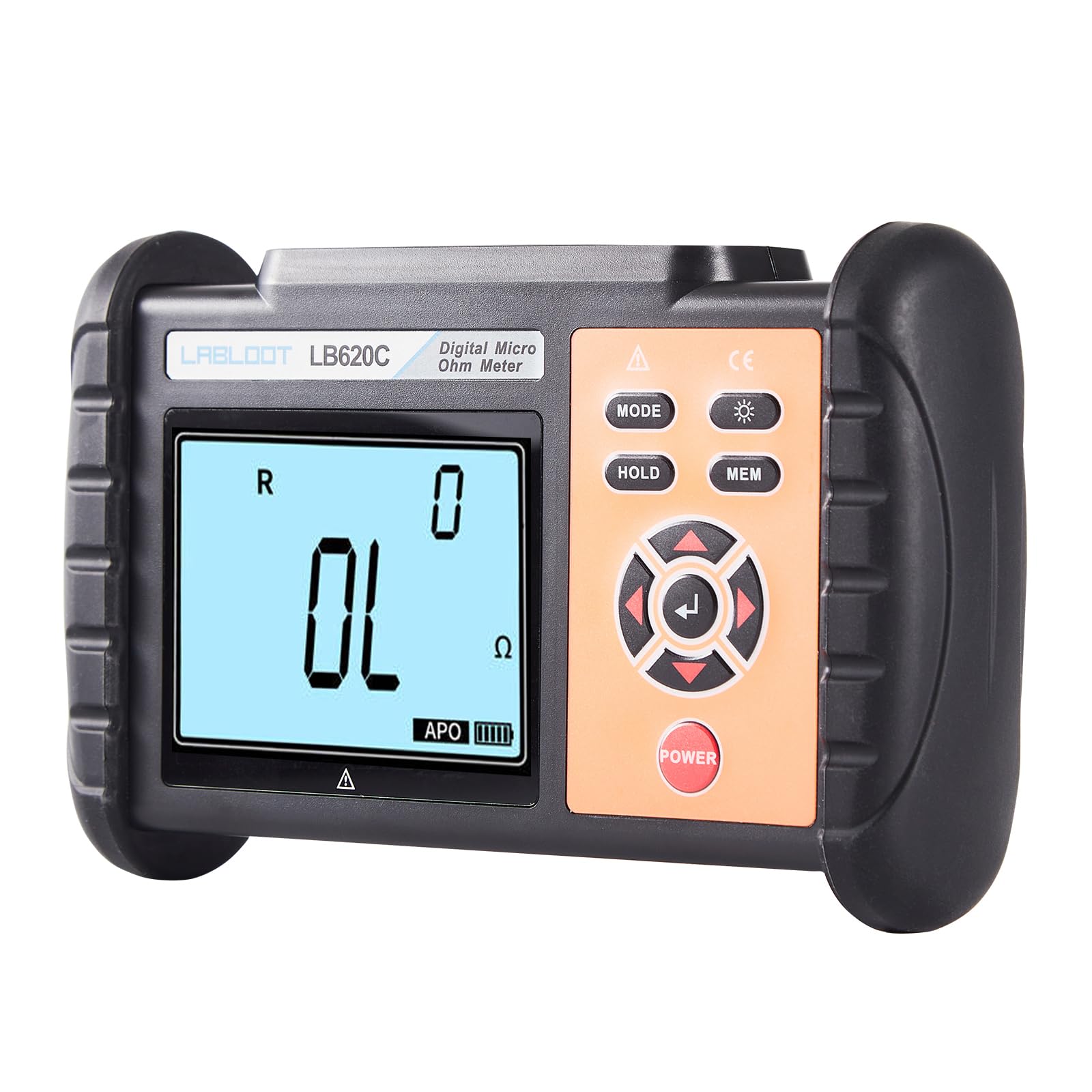 LB620C Digitales DC-Niedrigwiderstandsmessgerät Äquipotentialtest Mikro-Ohmmeter Anschlüsse/Motorwiderstandstester
