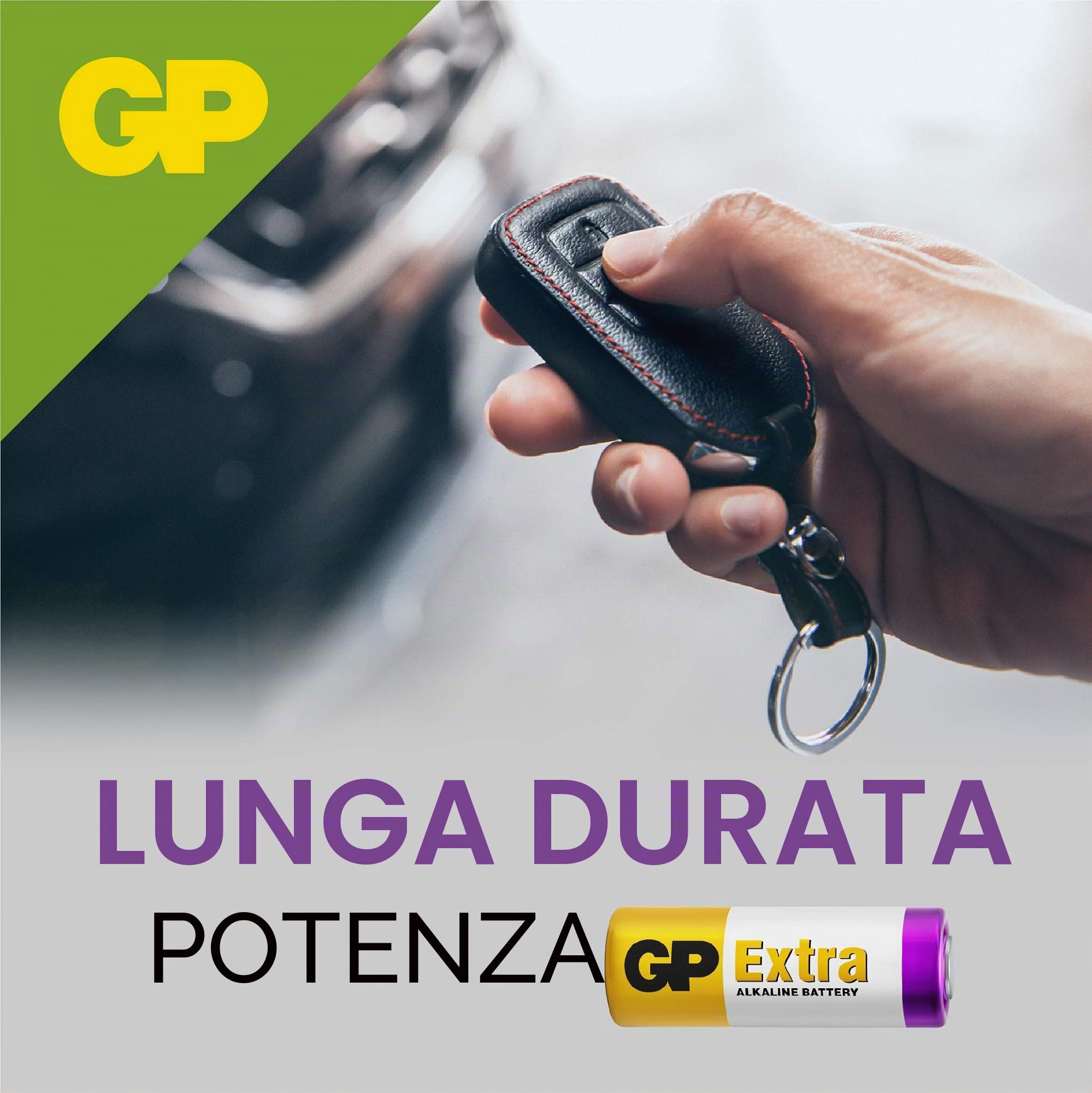 23A 12V - Set da 10 Batterie | GP Extra | Pile Alcaline Specialistiche MN21 / A23 / 23AE / 23 A da 12 Volt - Lunga Durata
