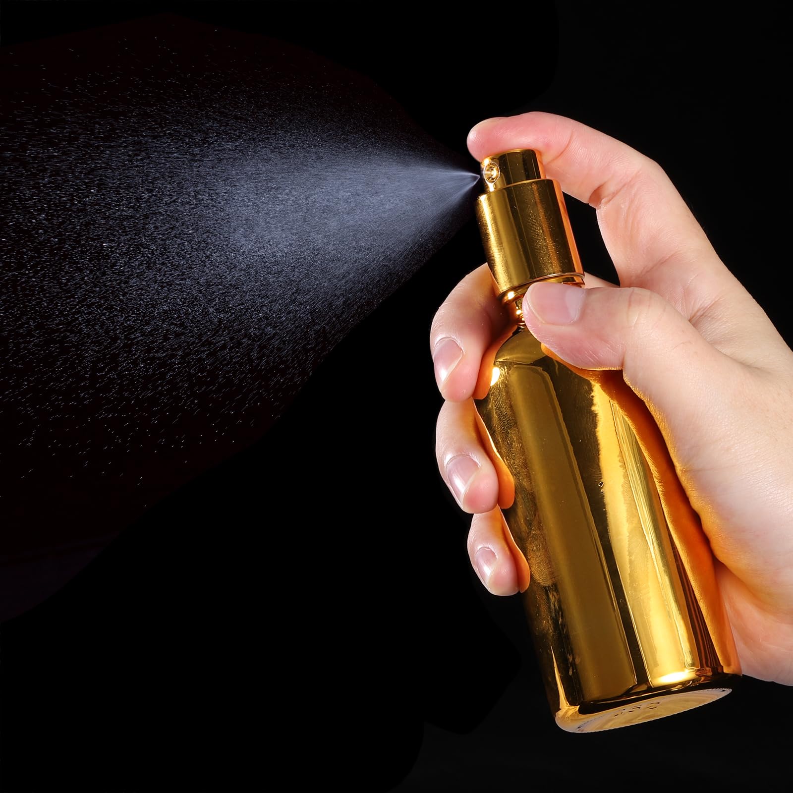 QUARKZMAN Spruzzatore per Cocktail 2pz 100ml (3,4 oz) in Acciaio Inossidabile, Bar per Martini Spruzzatore Vermut Bottiglia Spray Profumo Riutilizzabile, Tono Argento