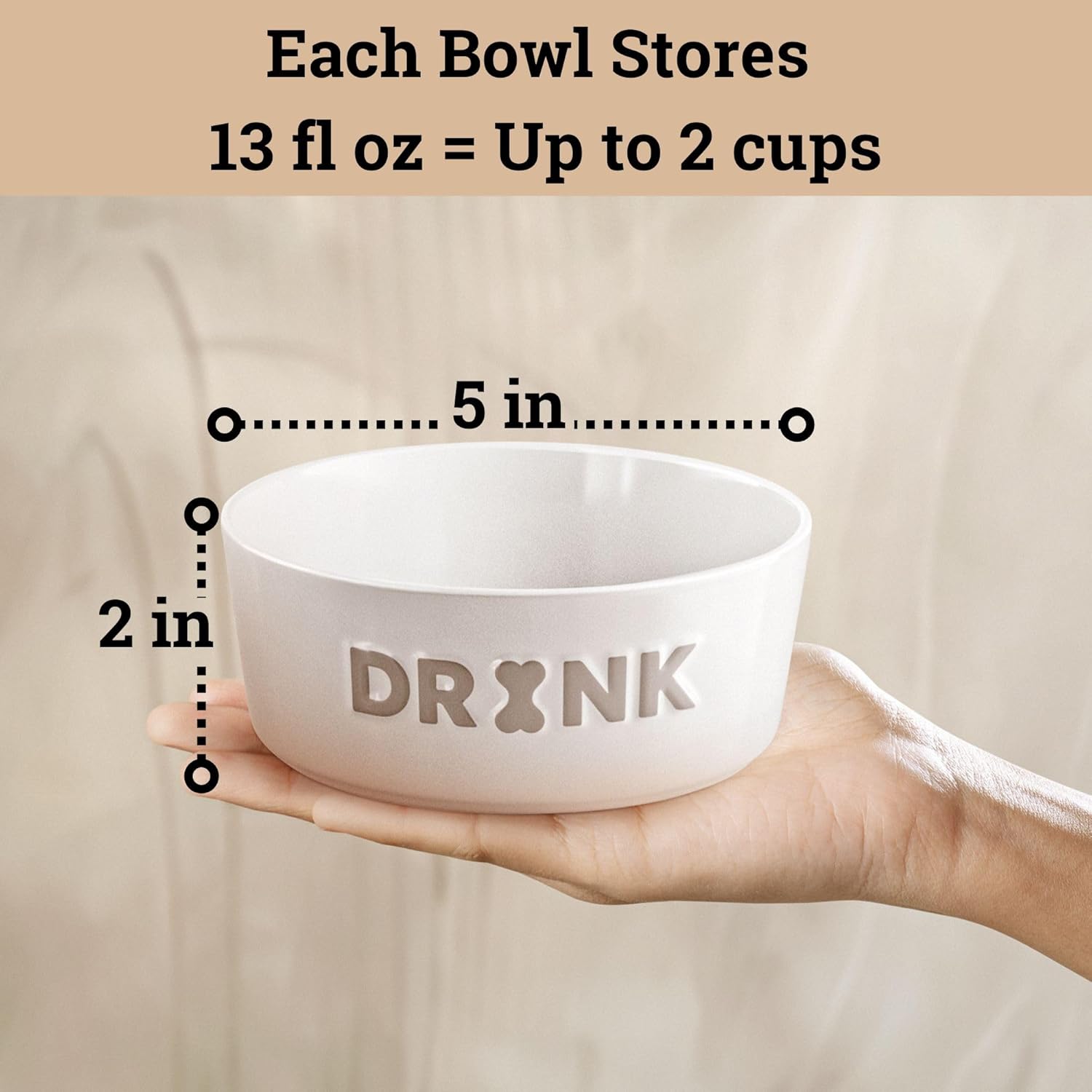 Essential Ceramic Dog Bowl Set: Style Meets Functionality for Your Furry Friend!