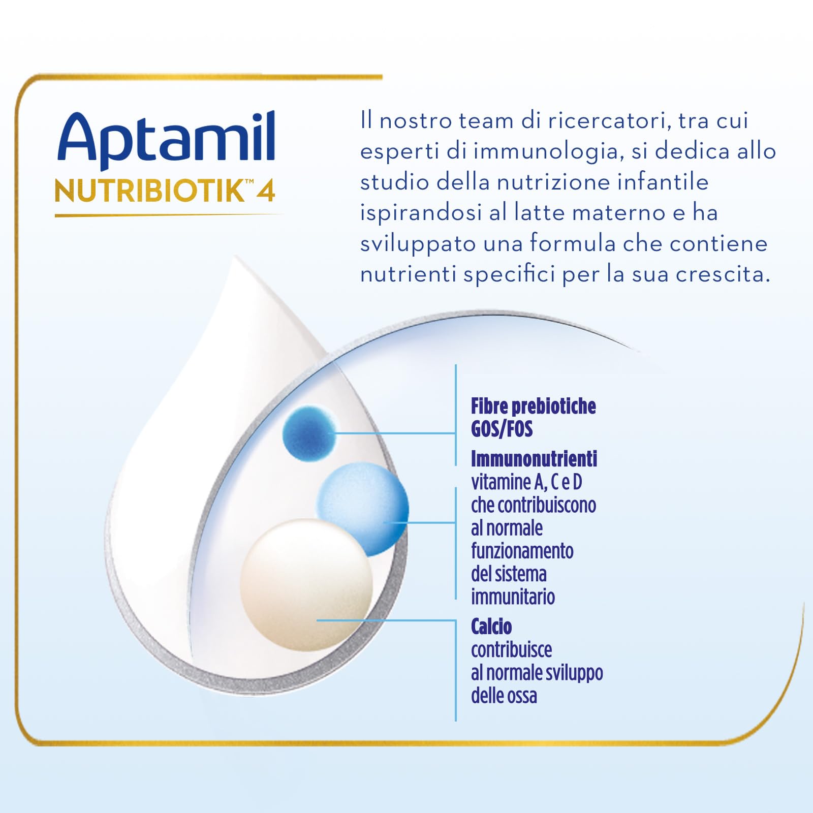 APTAMIL 4 - Latte di Crescita Liquido per Bambini dai 24 mesi, Pronto all'uso - Formato Convenienza Formato da 6 litri (6x1L)
