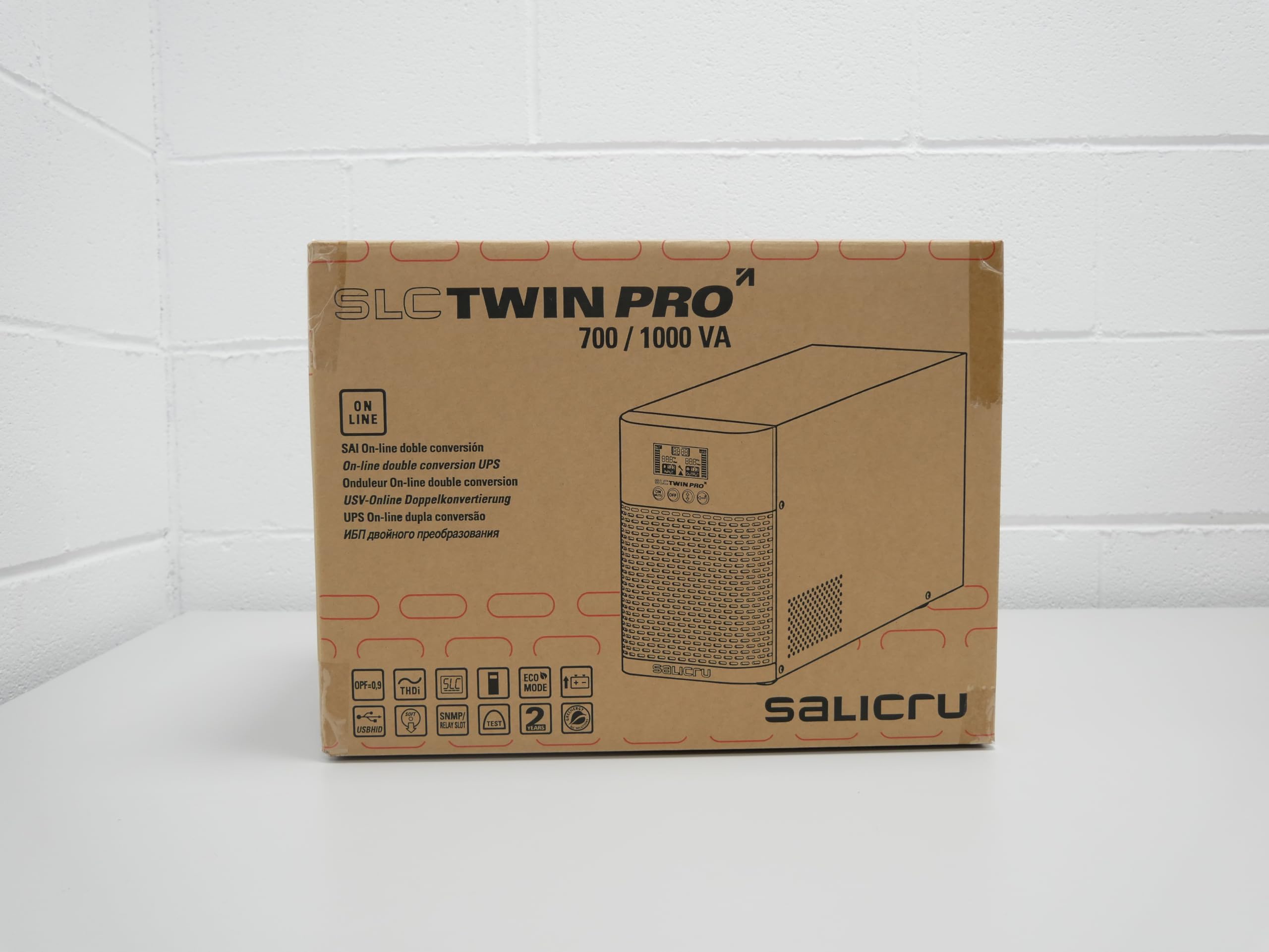 Salicru SLC 1000 Twin PRO2 IEC – Gruppo di continuità (UPS) 1000 VA On-Line Doppia conversione