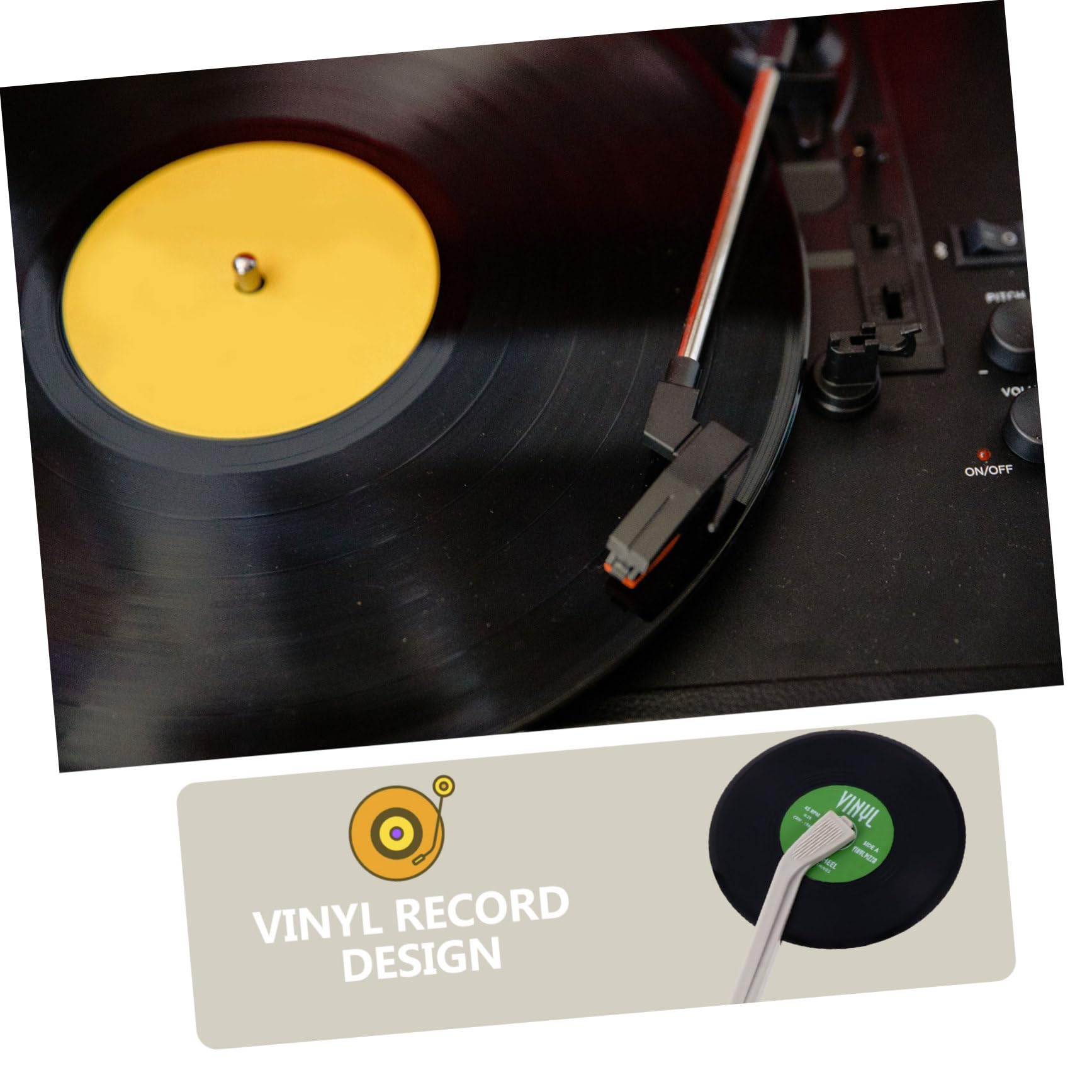 Ciieeo 1Pc Creative Vintage Vinyl Record Pizza Cutter Unique Kitchen Baking Tool Practical Bread Slicing Gadget for Home Bakery Use Serrated Design for Sharpness Reduced Food Waste