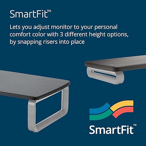 Miniatura 2 de Kensington SmartFit Monitor Stand Plus para pantallas de hasta 24" - Gris (K60089)