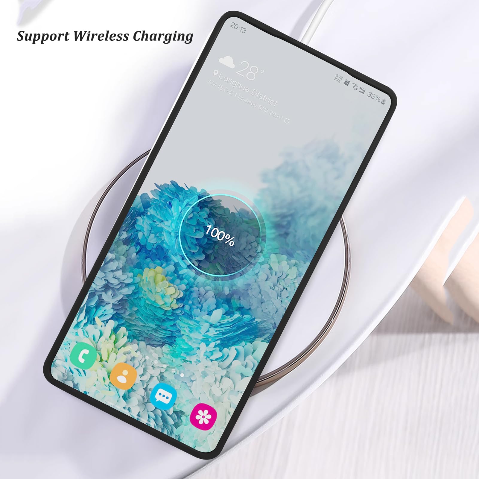 Magnetyczne etui do Samsung Galaxy S25 Ultra/S25 Plus/S25, ochrona aparatu z płynnego silikonu, odporne na zarysowania, ultracienkie, miękkie etui, antypoślizgowe, różowe, S25 Ultra