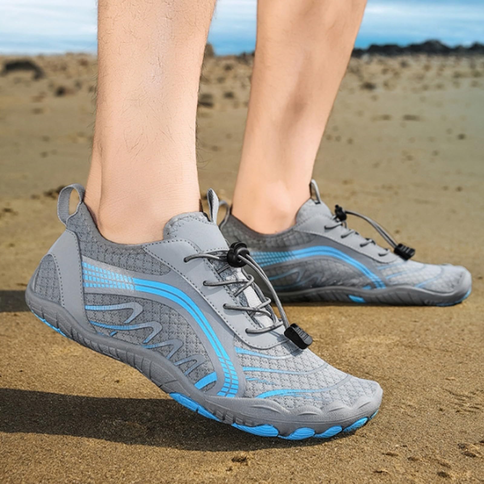 Hausschuhe für Damen und Herren, Wasserschuhe, Strandschuhe, Barfuß, Sport, Outdoor, Sommer, zum Wandern, Schwimmen, Strand, Fluss, Pool, Poolschuhe, Damen