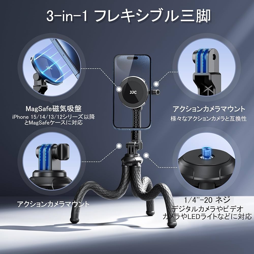 WWW_3LEGSTAND WHAT WE WANT 三脚 Amazon | AnkerWork公式ミニ三脚スタンド（WEBカメラ用ミニ三脚