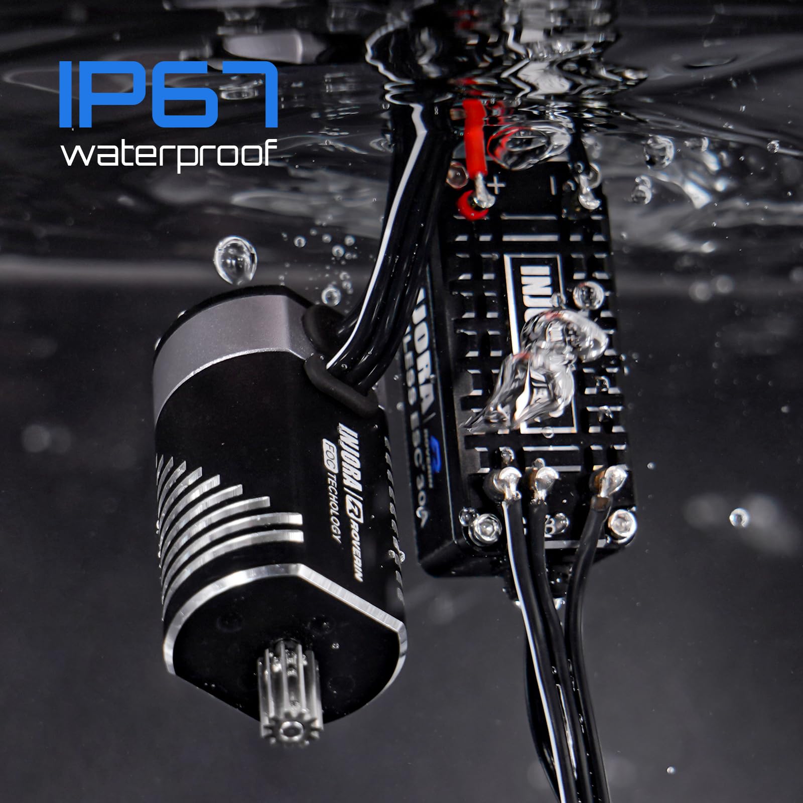 INJORA Roverin Waterproof FOC Power System Sensored Brushless ESC