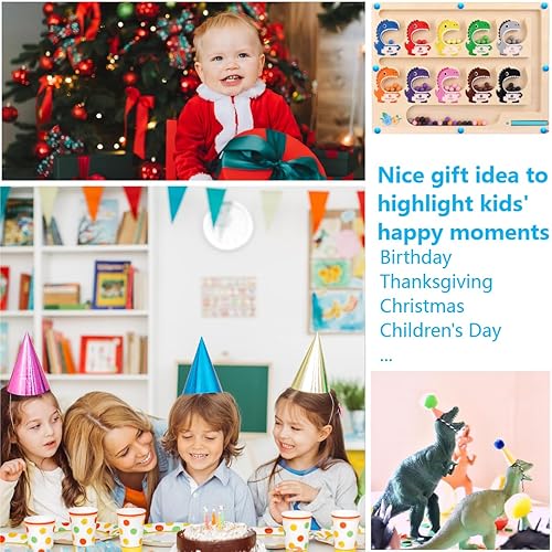 Miniatura 6 de Laberinto magnético de colores y números, tablero de dibujo de juguetes magnéticos, juguetes Montessori 2 en 1 para niños pequeños de 3, 4, 5,