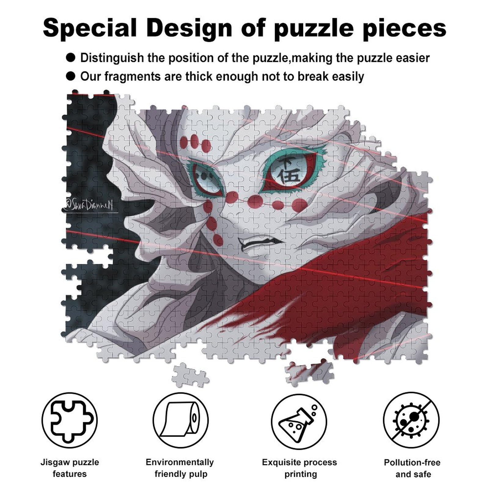 Amazon.co.jp: Kimetsu no Yaiba Jigsaw Puzzle, 500 PCS