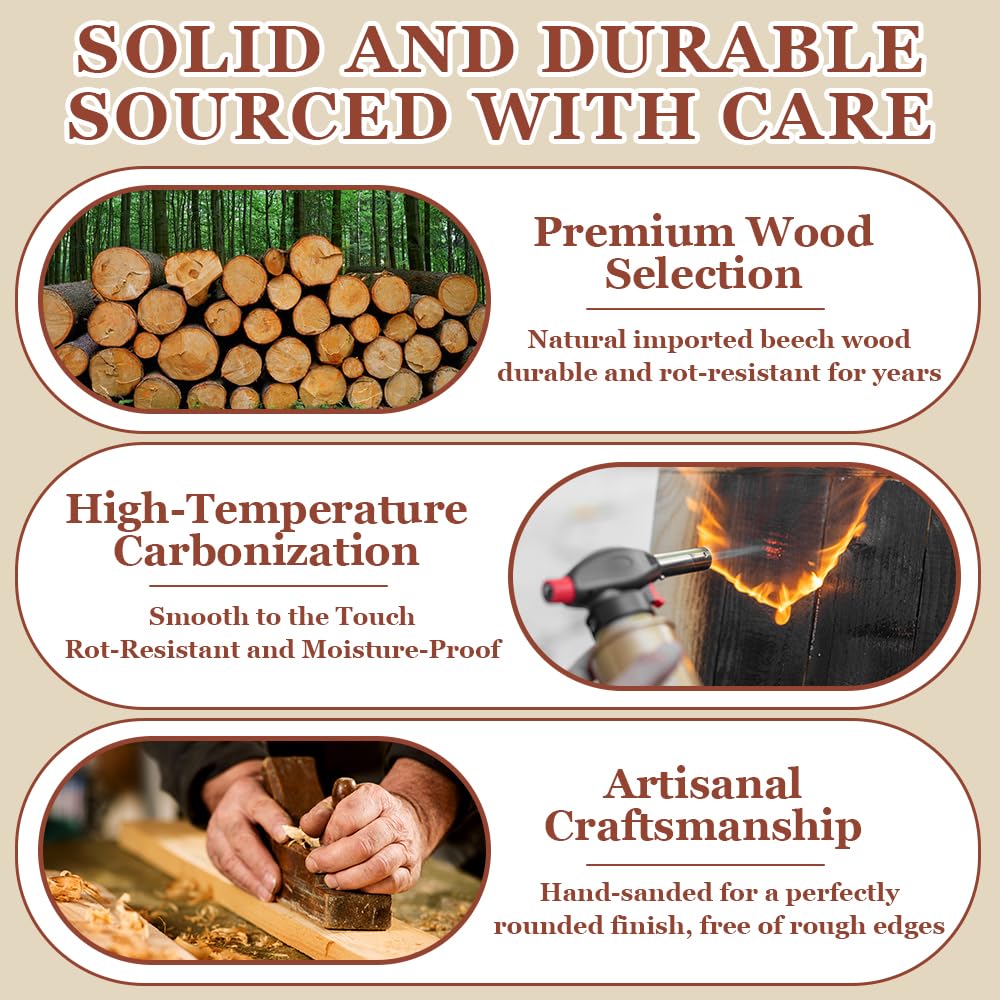 Gua Sha Wooden Therapy kijek do masażu, HOVCEH 20 koralików, drewniany pręt do masażu, do masażu powięzi, do masażu stóp i rąk, narzędzie do rozluźniania mięśni