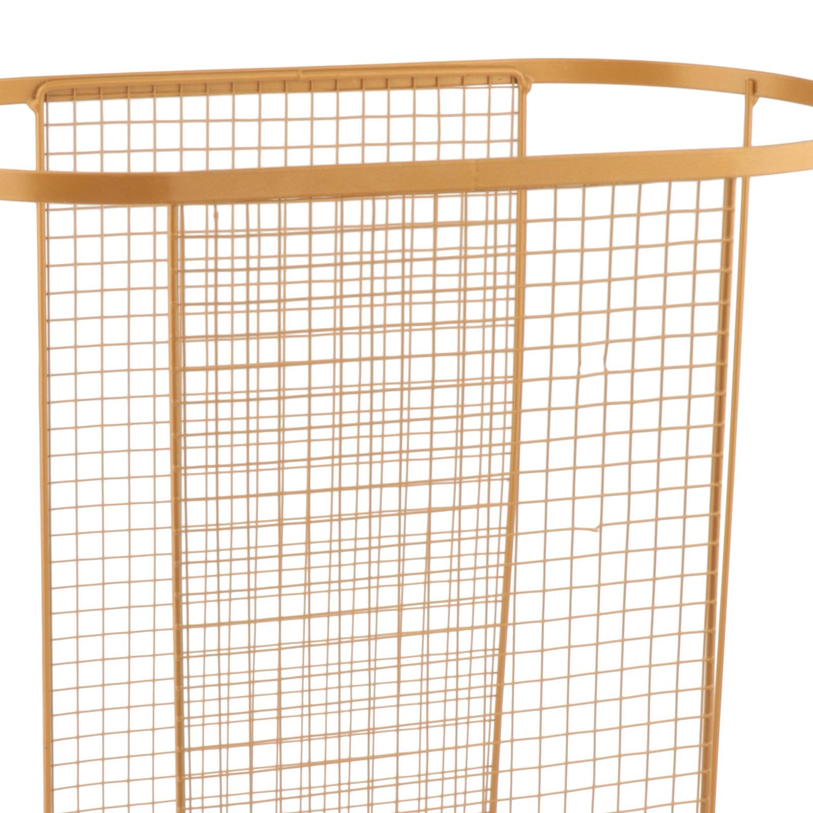 Rangement Gym Support de Tapis de Panier de Rangement Mobile pour Équipement de Sport Organisateur de Musculation en Fer Chariot Multifonction, Or