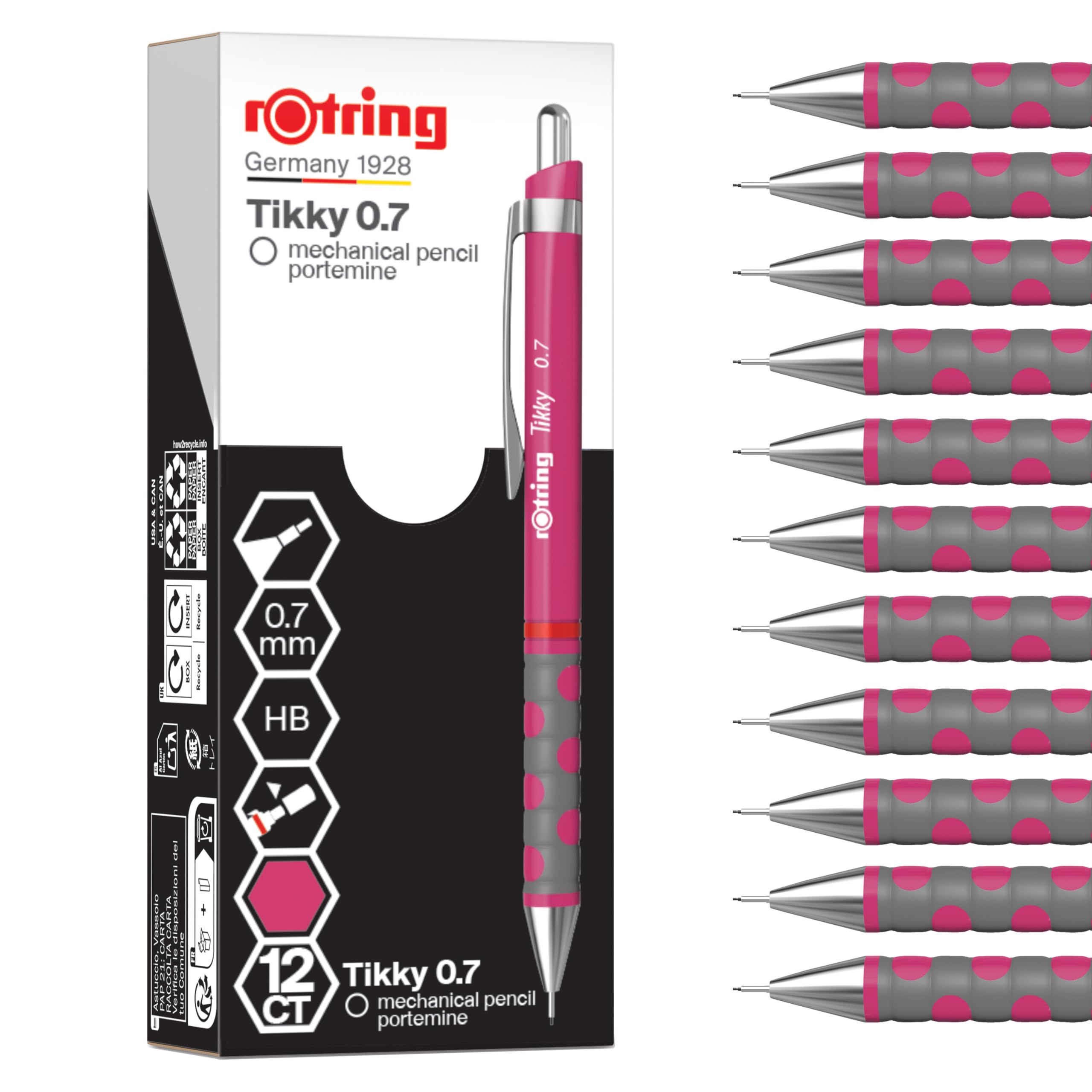 rOtring Tikky Mechanical Pencil, Magenta