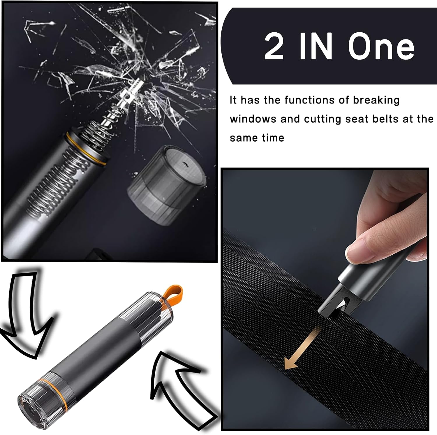 Notfallhammer & Gurtschneider: Ihr unverzichtbares Autozubehör für jede Panne