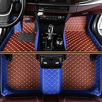Vista 32 de Tapetes de automóvil para el 99 % de los sedán, SUV deportivos, protección para todo tipo de clima, tapetes de cuero impermeables
