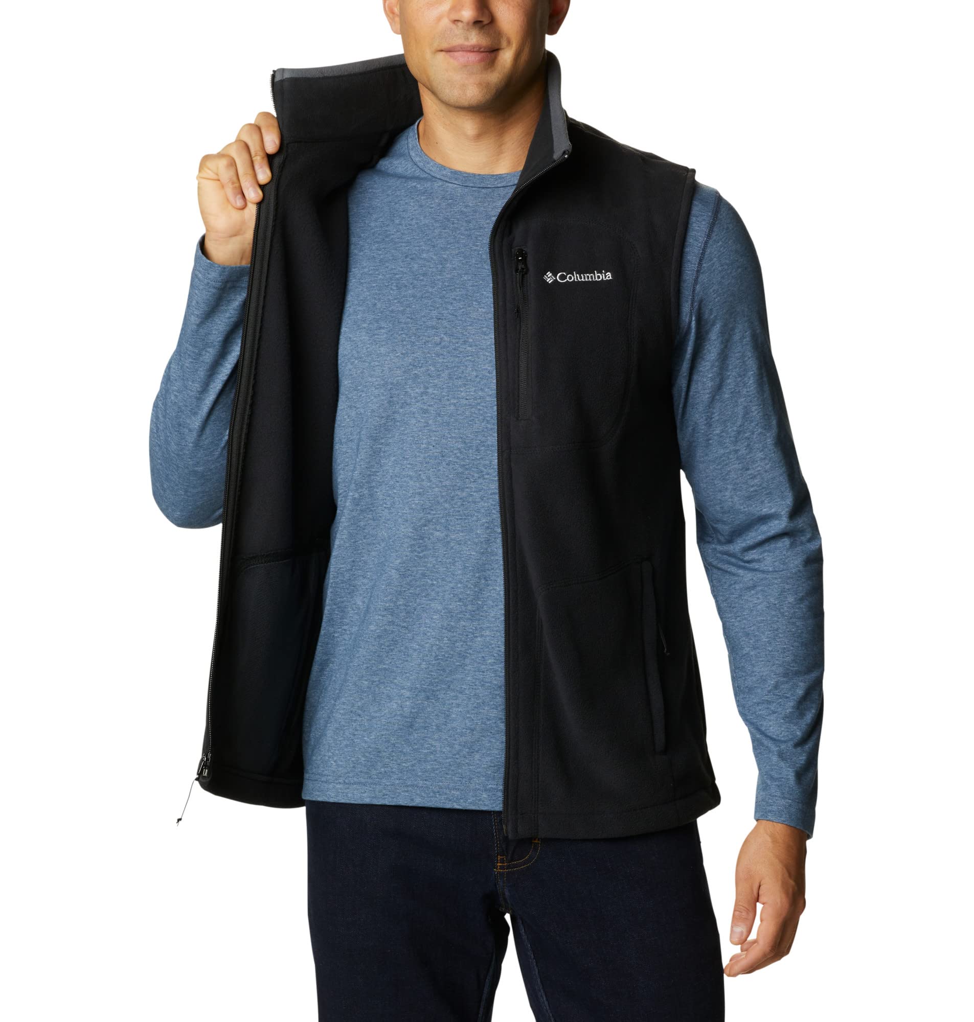 Columbia Fast Trek Fleece Vest, Gilet Smanicato In Pile Uomo