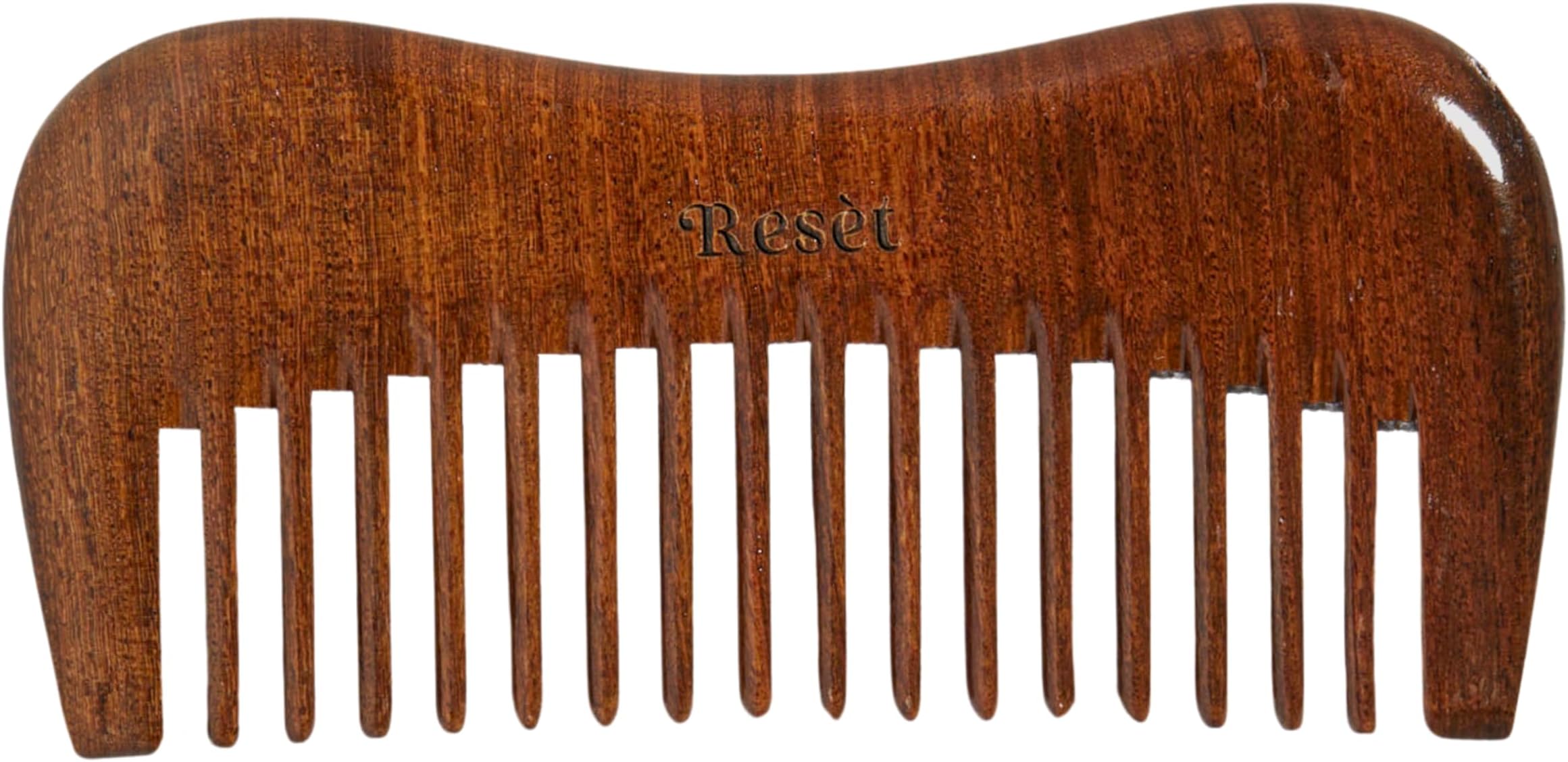 100% Natural Handmade Sandalwood Comb | Soft Wide Tooth Wooden Comb for Wet and Dry Hair | Eco-Friendly Anti-Static for Massage | Wooden Hair Detangler for Men and Women