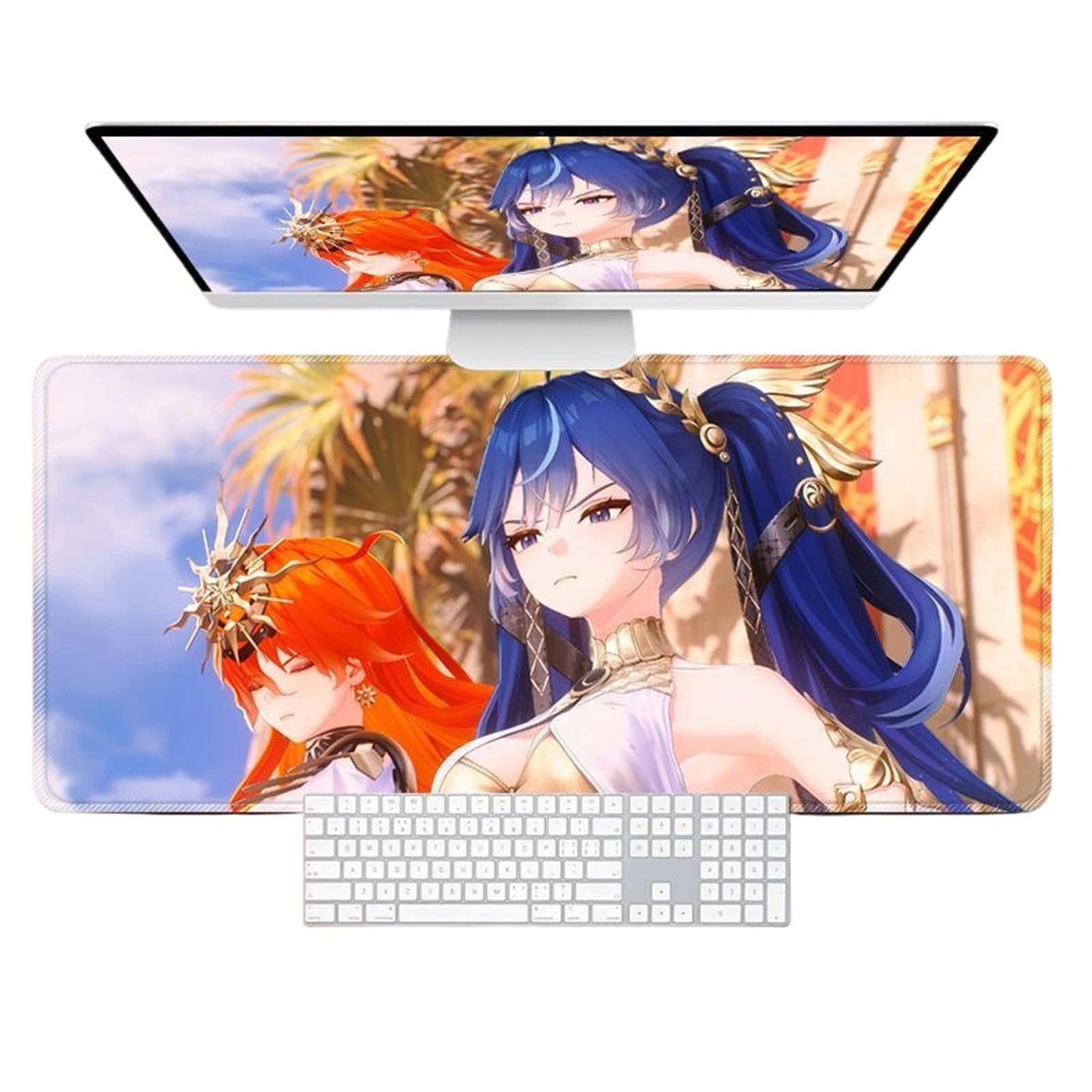 Amazon.co.jp: 鳴潮 ユーノ マウスパッド 大型 ゲーミングマウスパッド