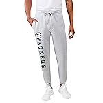 Ultra Game NFL Official Adults Super Soft Game Day Jogger Sweatpants - Unisex, Green Bay Packers, Heather Gray, X-Large