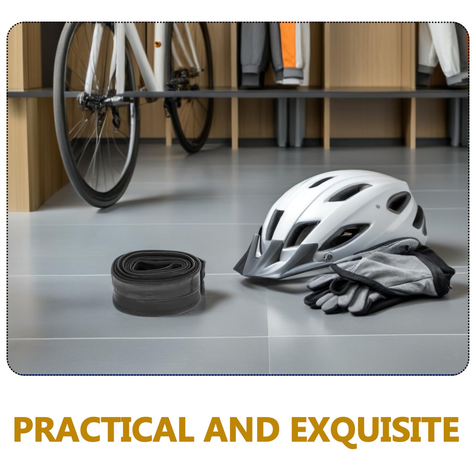 VICASKY Lot de 3 Chambres à Air pour Vélo de Route 26 Pouces en Caoutchouc Renforcé avec Valve Américaine Compatibles VTT et Vélos Pliants Étanches et Légères pour Usage Urbain et