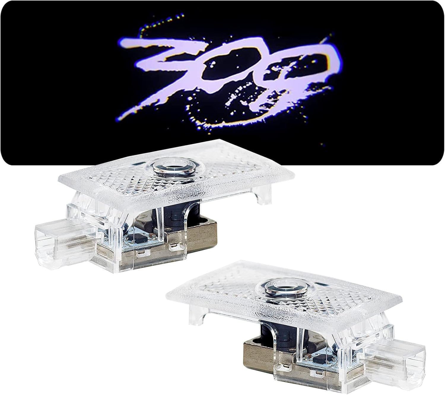 Never Fade Car LED Door Logo for 300 series (2005-2022) projector light