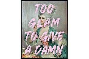 Glamorous Pink Bathroom Wall Art for Stylish Women: A Touch of Elegance...