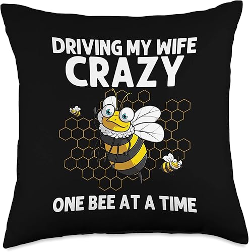 Miniatura 1 de Divertido arte de abejorro para hombres, abuelo, apicultor, amante de abejas, 18 x 18 pulgadas, multicolor