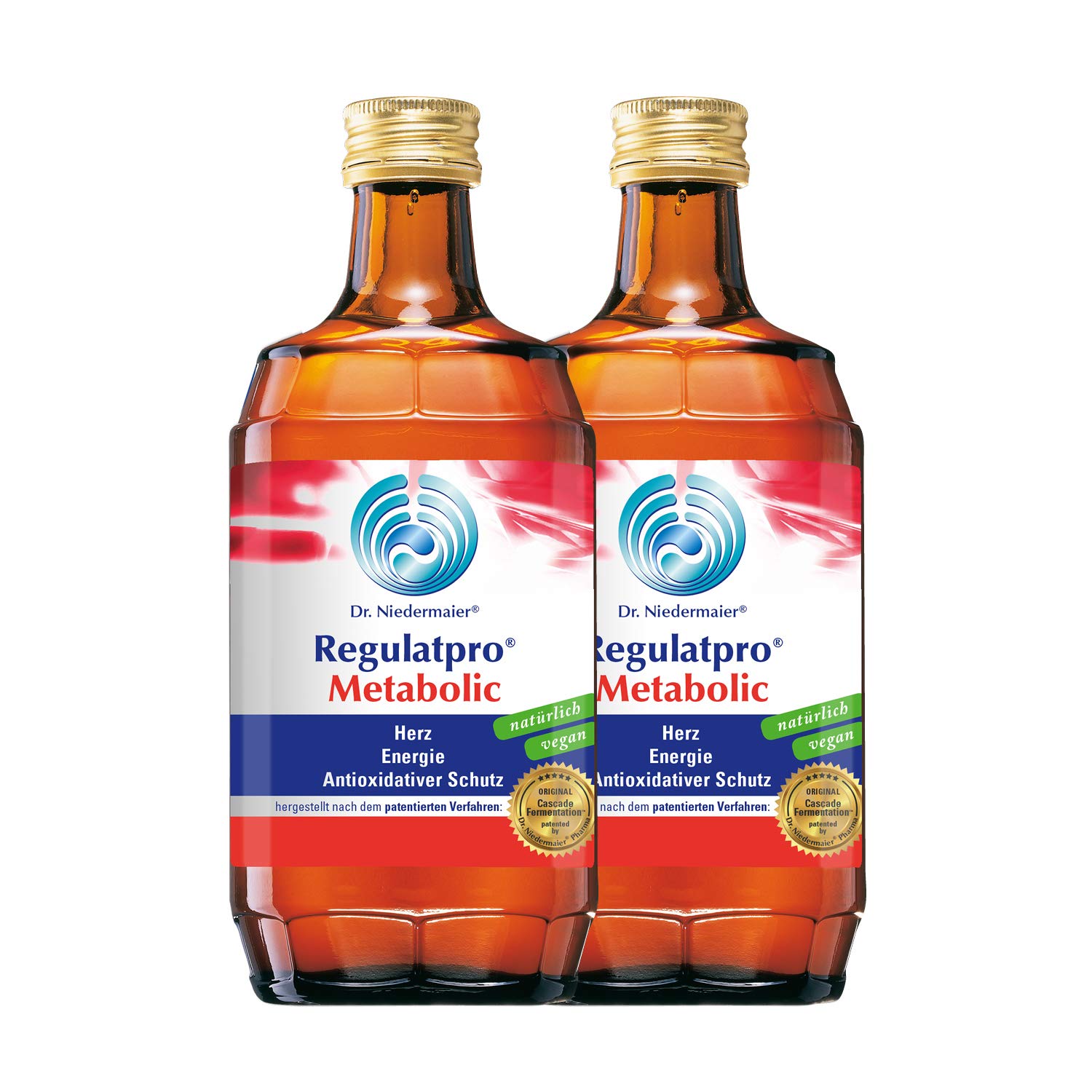 Dr. Niedermaier Regulatpro® Metabolic I für mehr Energie und Leistungssteigerung im Sport** I Anti-Oxidativer Schutz I enthält Magnesium, Mangan, Vitamin B I 2x 350ml (2er Pack)
