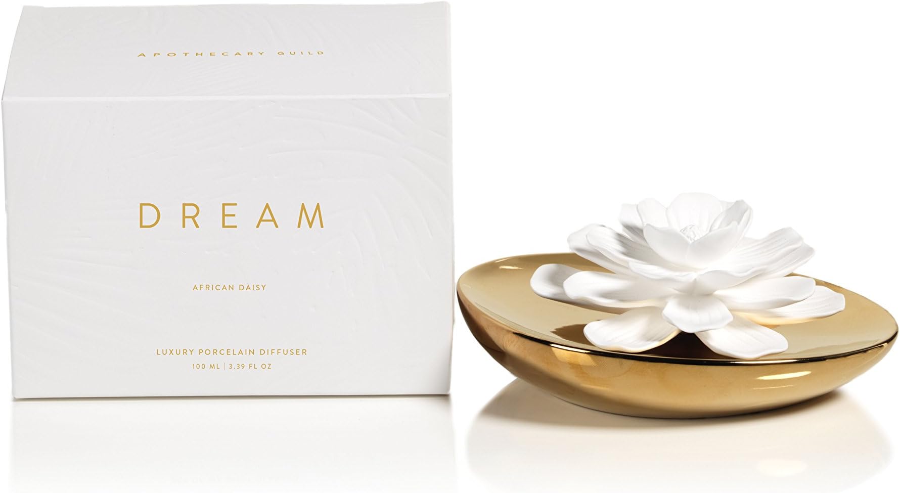 African Daisy Dream Porcelain Flower Aroma Diffuser by Zodax