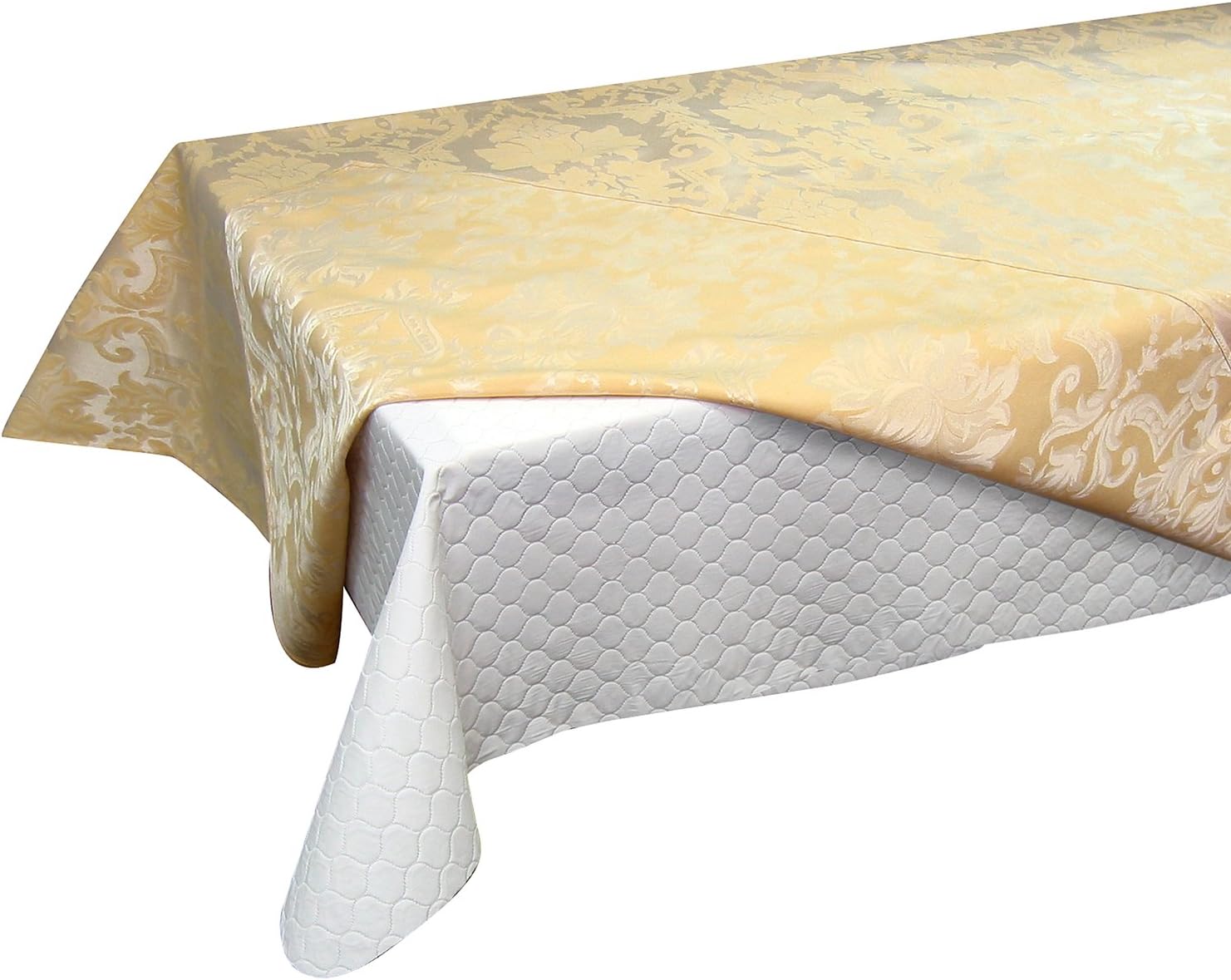 Hotel Quilted Peva Table Pad 52x108"