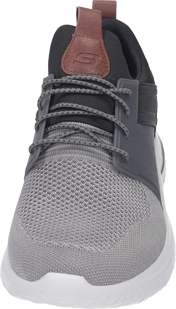 Skechers Men's Delson 3.0, Gray/Black, 7.5 by Skechers - Used condition - Image 3