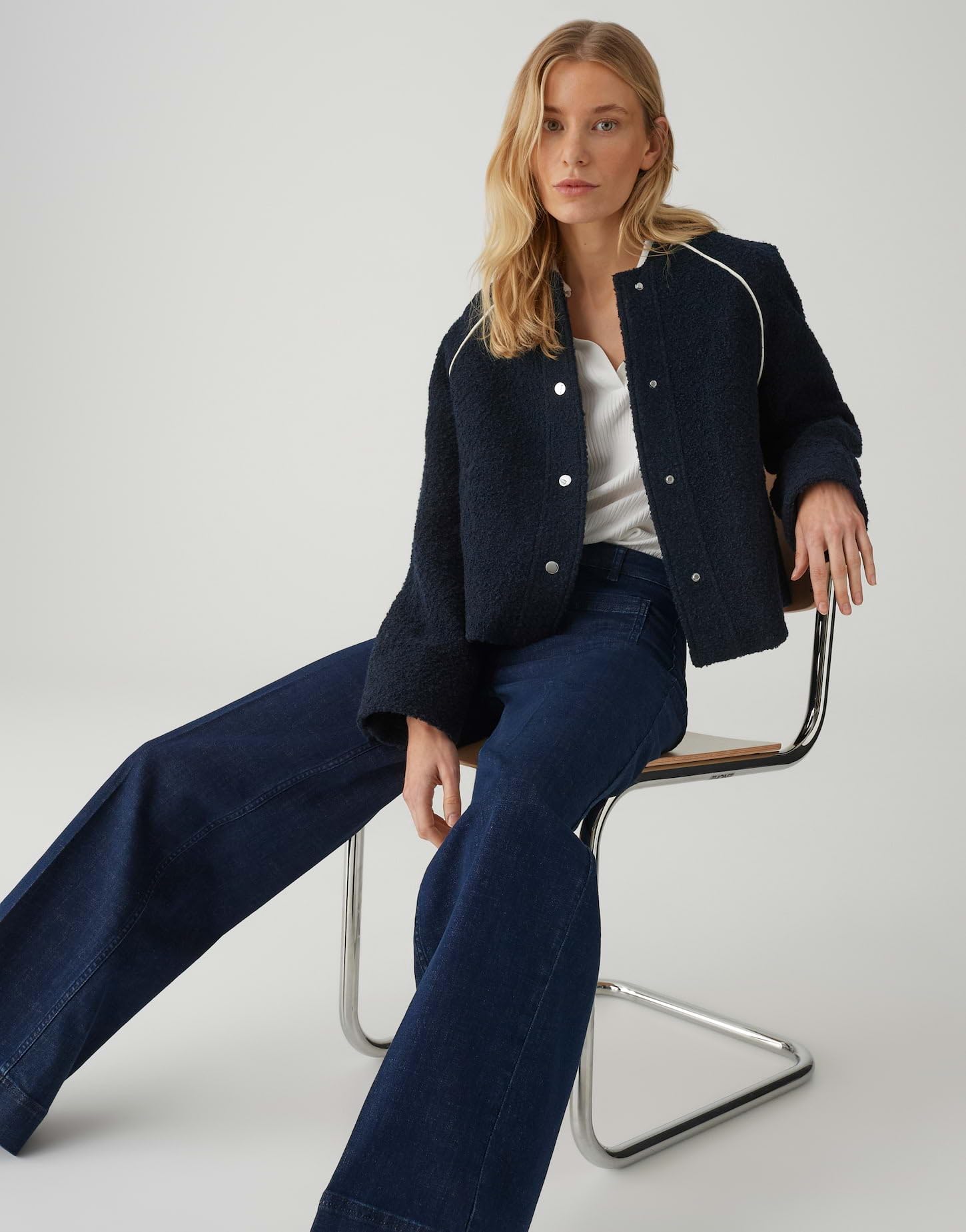 OPUS Damen Palazzo | MIVA Authentic Palazzo Jeans aus BCI Cotton Mix Mid Rise