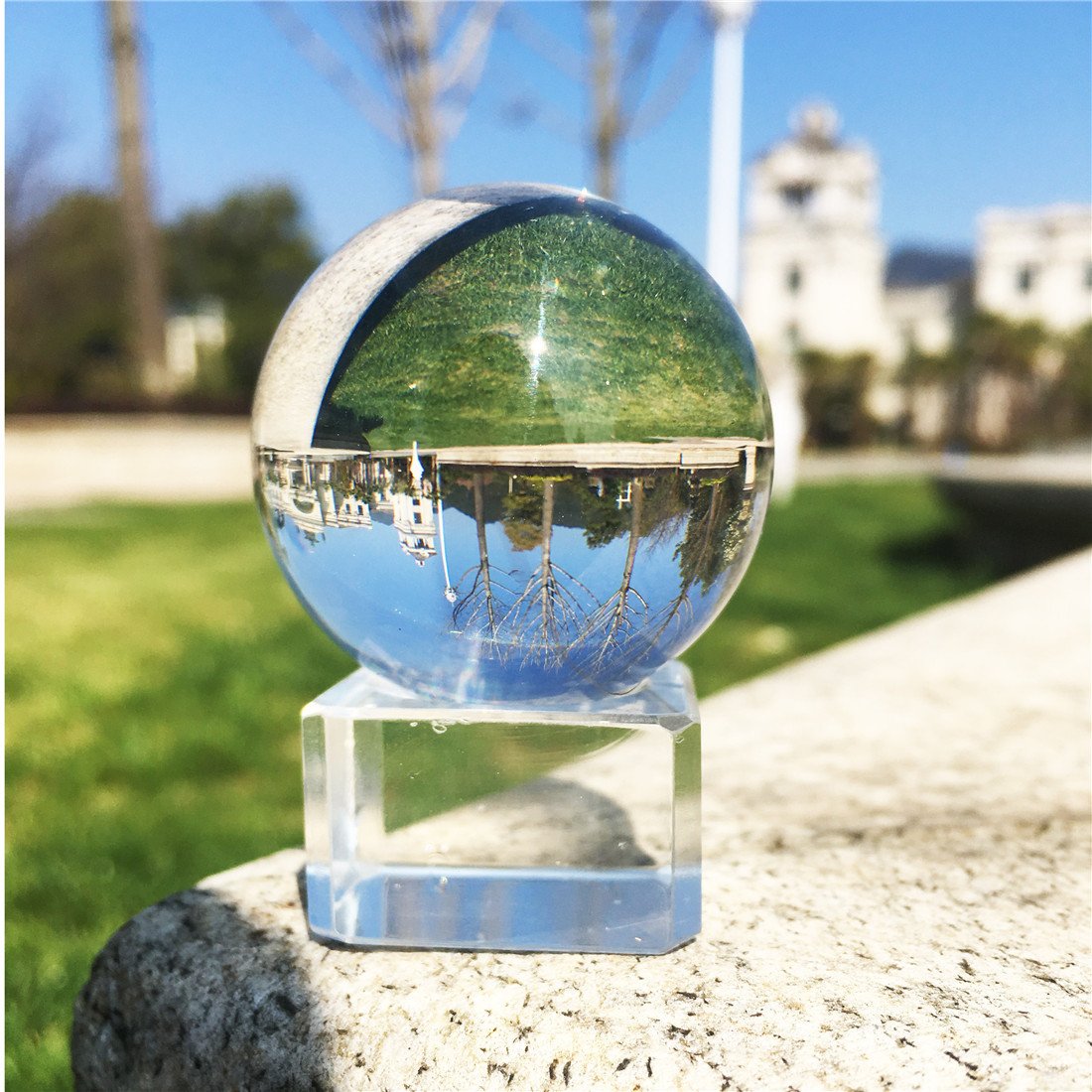 Amazon.co.jp: Waltz&F直径50mmクリア水晶玉 多色クリスタルボール