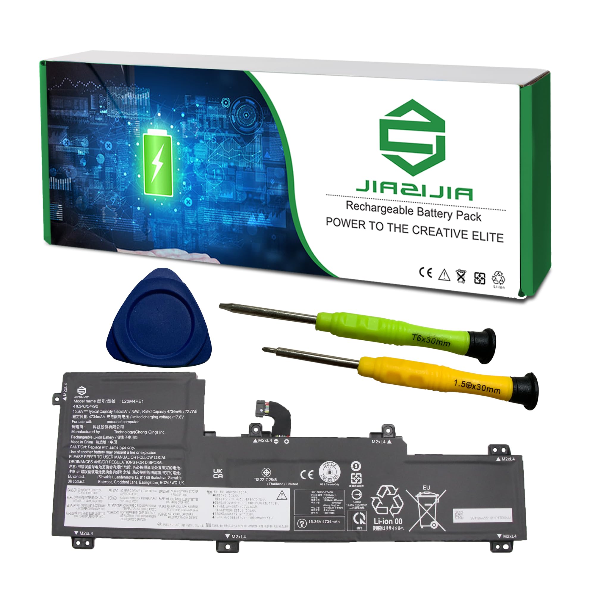 Amazon.com: JIAZIJIA L20M4PE1 Laptop Battery Replacement for
