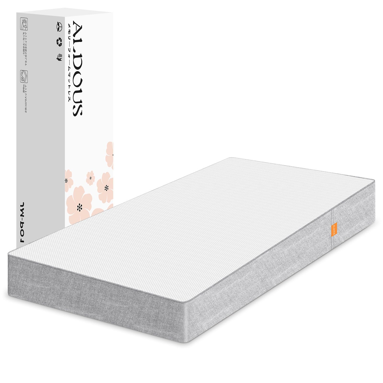 ALDOUS マットレス シングル ゲルメモリーフォーム　厚さ21cm Amazon.co.jp: ALDOUS マットレス シングル 【ゲルメモリーフォーム