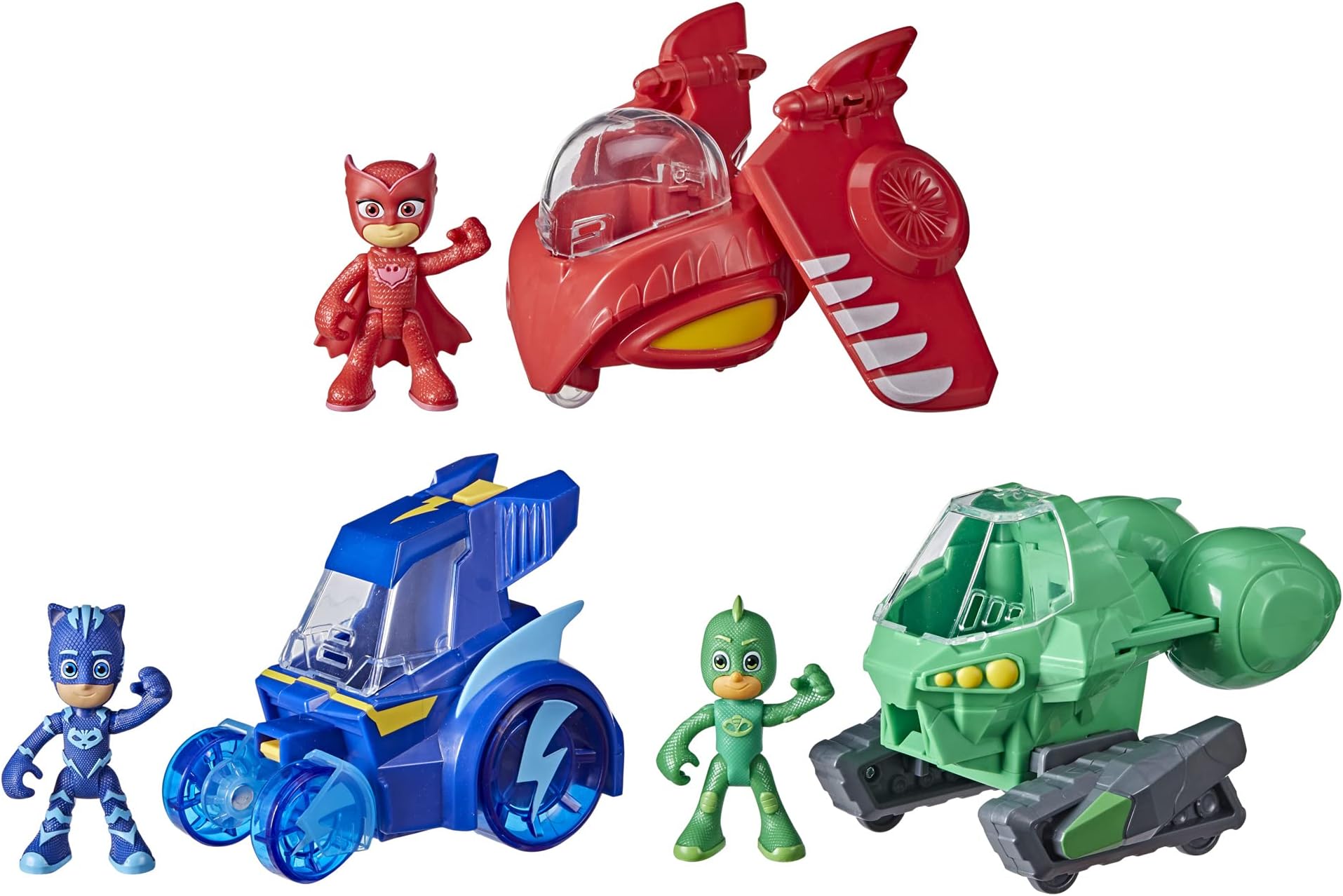 3-in-1 Combiner Jet Preschool Toy, Toy Set with 3 Vehicles and 3 Action Figures, Kids Ages 3 and Up, Multicolor, Medium