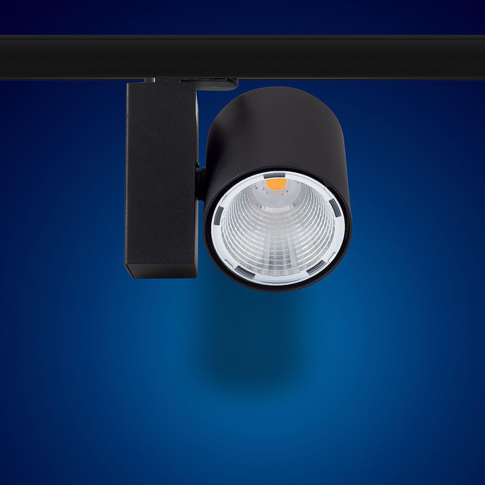 Mextronic 3-Phasen-LED-Strahler 30W Ø 96mm schwarz Neutralweiß