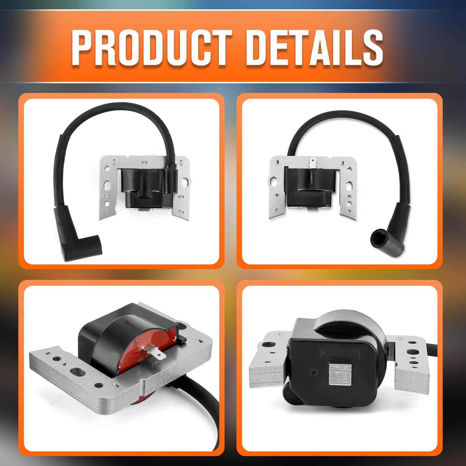 ヒーリーコイル 34443D Ignition Coil for Tecumseh 34443, 34443A 34443B 34443C