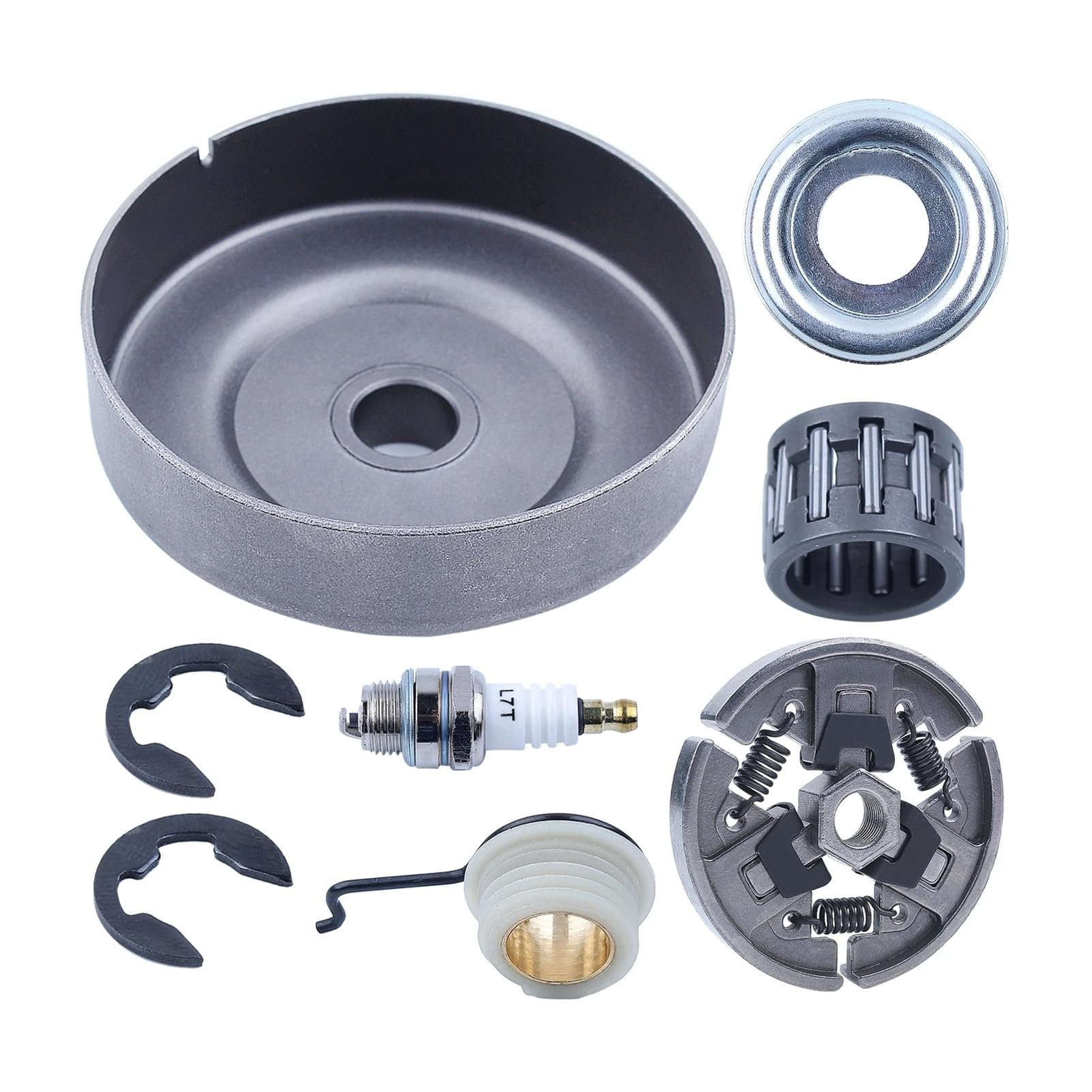 Cojinete de agujas de embrague de piñón de 7 dientes de 3/8" for motosierra Sthil MS390 MS290 MS310 029 039, engranaje helicoidal 1125 640 2000