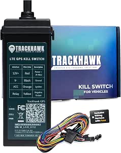 Trackhawk VL03 4G LTE GPS Tracker with Kill Switch for Vehicles