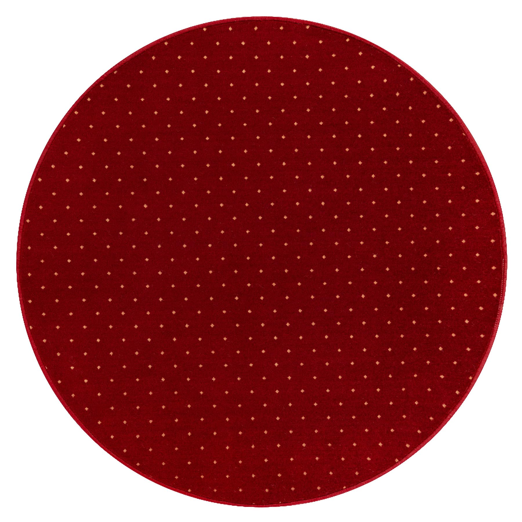 rugsx Tapis Aktua pour Salon et Chambre Bordeaux Cercle 200 cm
