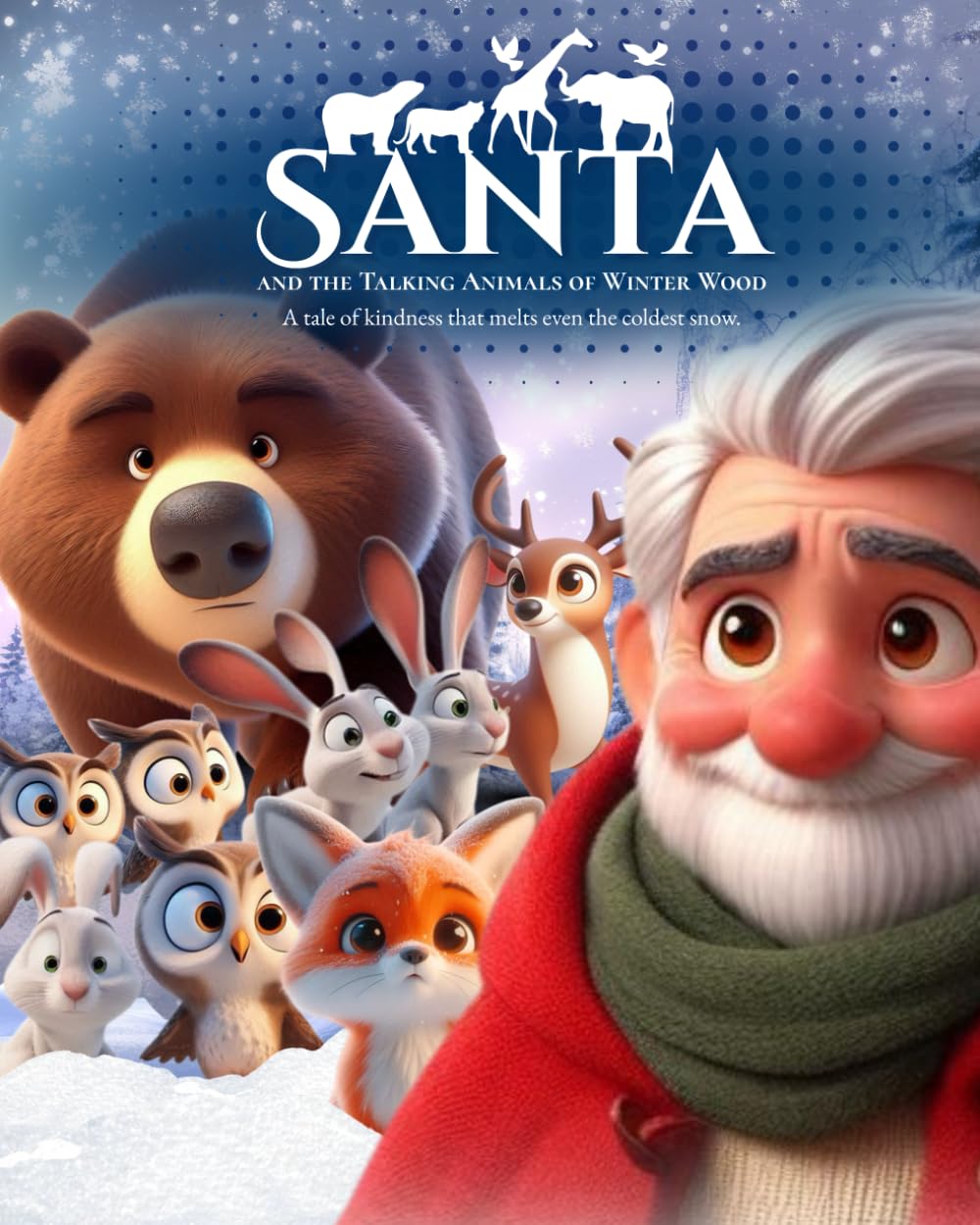 Santa and the Talking Animals of Winter Wood: A Magical Christmas Story for Kids about Kindness, Friendship, and the Wonders of Winter