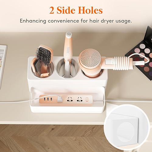 Miniatura 6 de Lifewit Contenedor de arroz de 25.4 libras, dispensador de arroz con taza medidora y organizador de herramientas para el cabello, soporte para